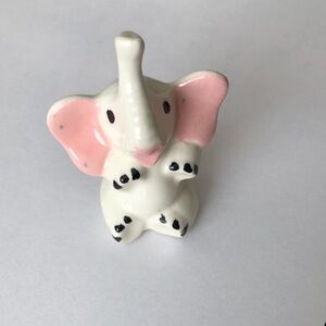 Vintage Elephant Figurine Ring Holder